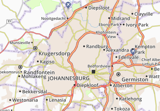 Karte Stadtplan Aldarapark