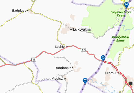 Karte Stadtplan Lochiel