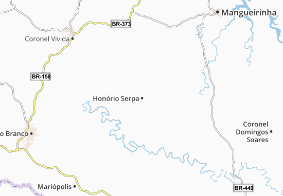 Mapa Honório Serpa