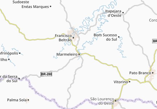 Karte Stadtplan Marmeleiro