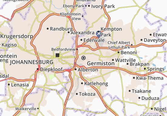 Germiston Map