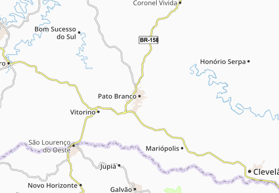 Karte Stadtplan Pato Branco