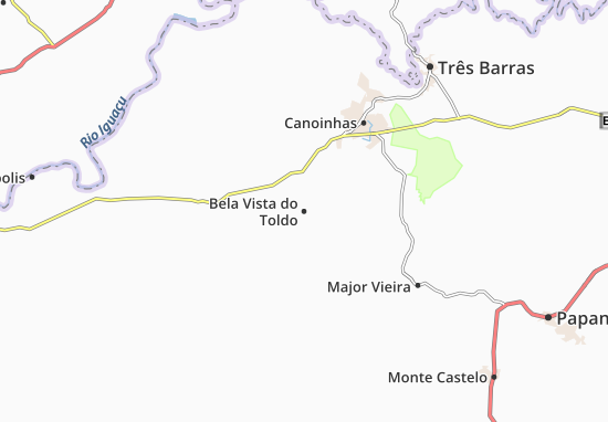 Kaart Plattegrond Bela Vista do Toldo