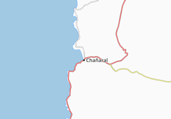 Kaart Plattegrond Chañaral