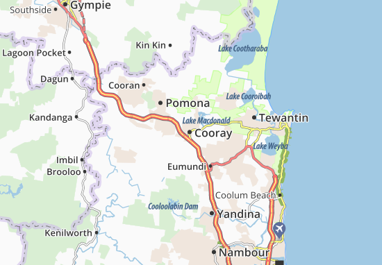 Mapa Cooray
