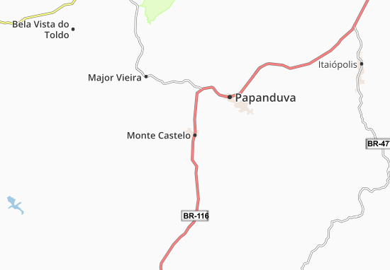 Mapa Monte Castelo