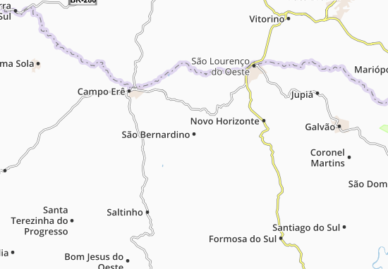Mapa São Bernardino