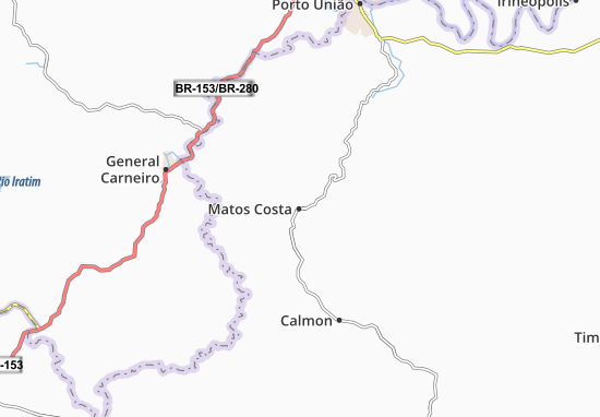 Karte Stadtplan Matos Costa