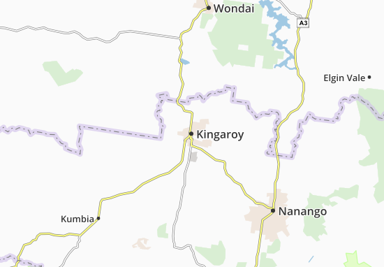 Carte-Plan Kingaroy