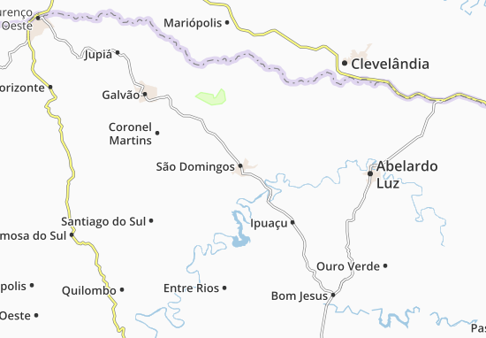 São Domingos Map