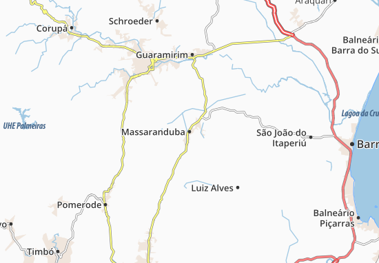 Karte Stadtplan Massaranduba
