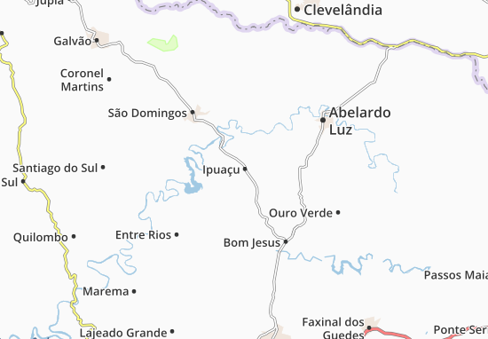 Karte Stadtplan Ipuaçu