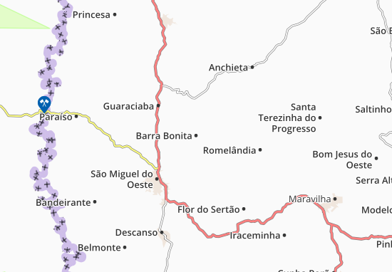 Mapa Barra Bonita