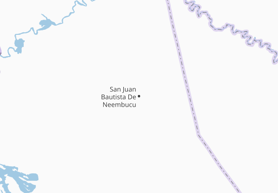 Kaart Plattegrond San Juan Bautista De Neembucu