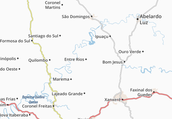 Mapa Entre Rios