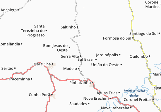 Mapa Serra Alta