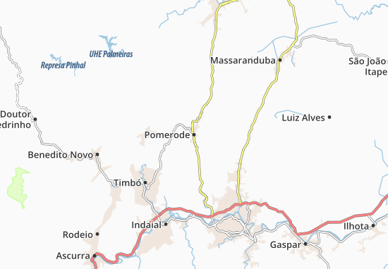 Mapa Pomerode