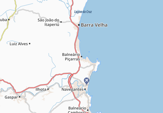 Mapa Balneário Piçarras