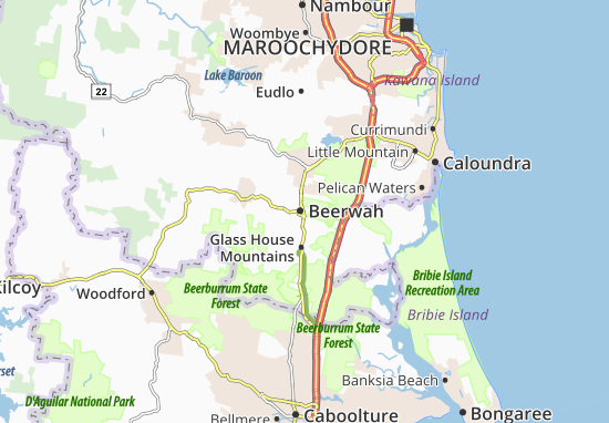 Beerwah Map