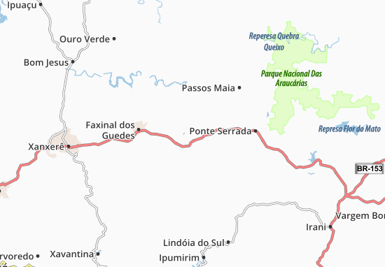 Vargeão Map