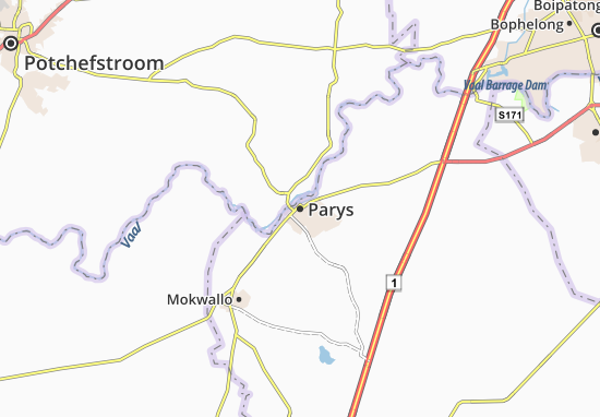 Mapa Parys