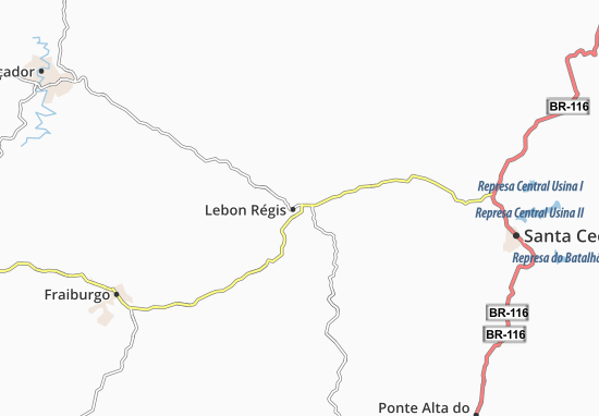 Lebon Régis Map