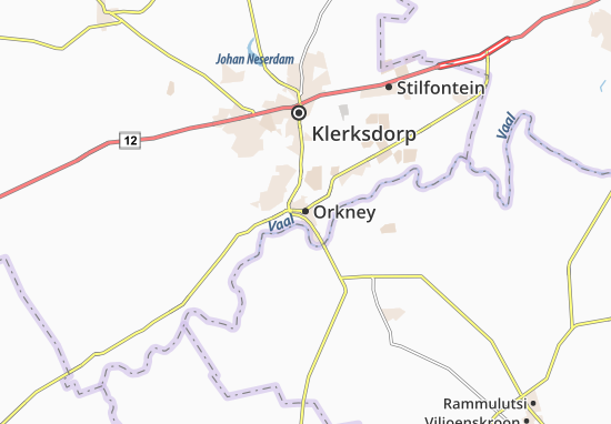 Mapa Orkney