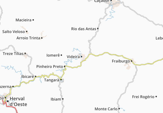 Videira Map