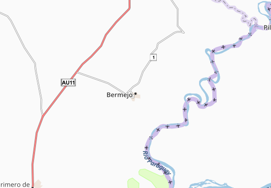 Karte Stadtplan Bermejo
