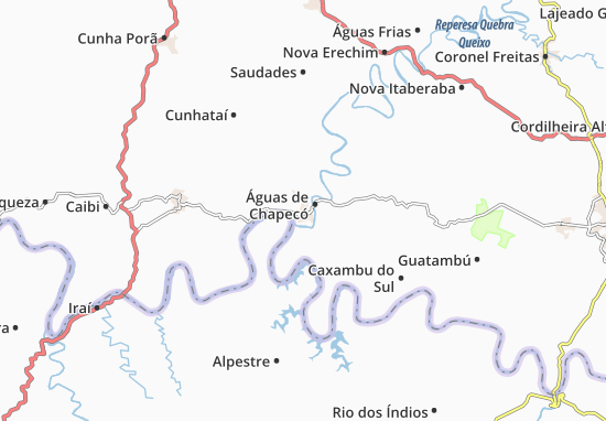 Kaart Plattegrond São Carlos