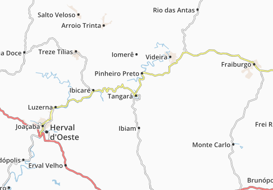 Kaart Plattegrond Tangará