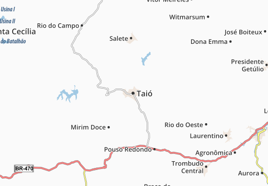 Taió Map