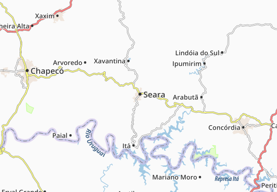 Karte Stadtplan Seara