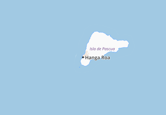 Kaart Plattegrond Hanga Roa