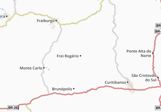 Kaart Plattegrond Frei Rogério