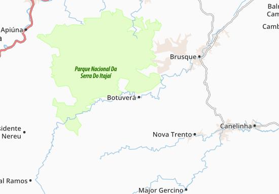Mapa Botuverá