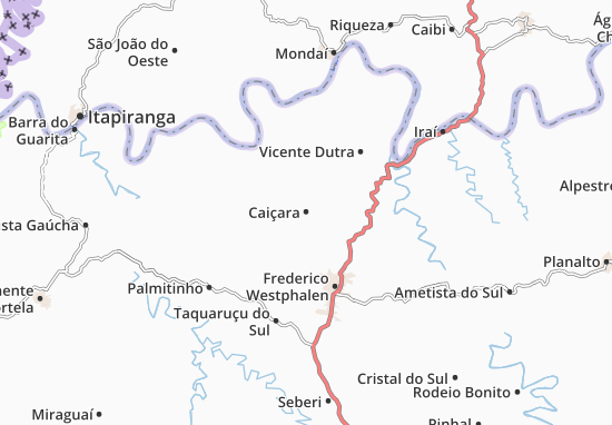 Kaart Plattegrond Caiçara