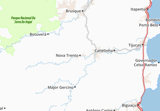 Kaart Plattegrond Nova Trento