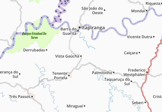 Kaart Plattegrond Vista Gaúcha