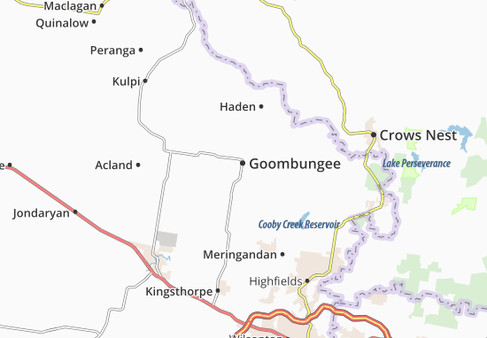Mapa Goombungee