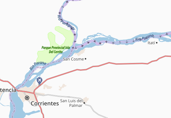 San Cosme Map