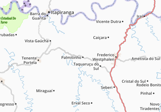 Karte Stadtplan Palmitinho