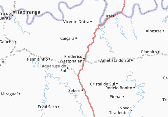 Frederico Westphalen Map