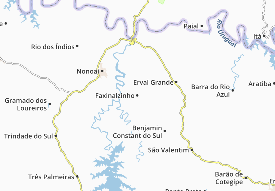 Faxinalzinho Map