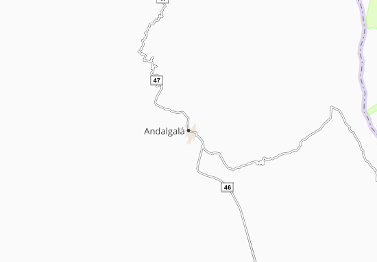 Karte Stadtplan Andalgalá