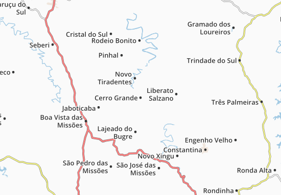 Carte-Plan Cerro Grande