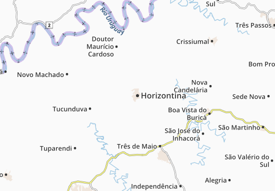 Horizontina Map