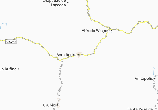 Karte Stadtplan Bom Retiro