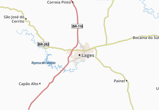 Lages Map