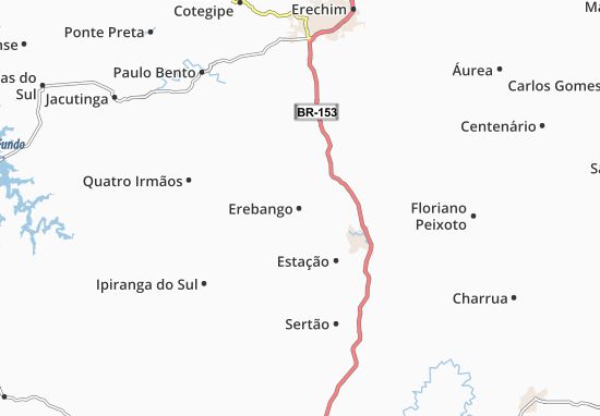 Mapa Erebango